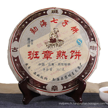 Santé et avantages minceur Yunnan Menghai organique du thé de puer